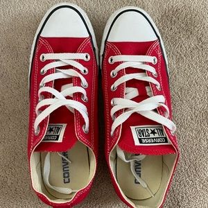 Red Low Top Converse